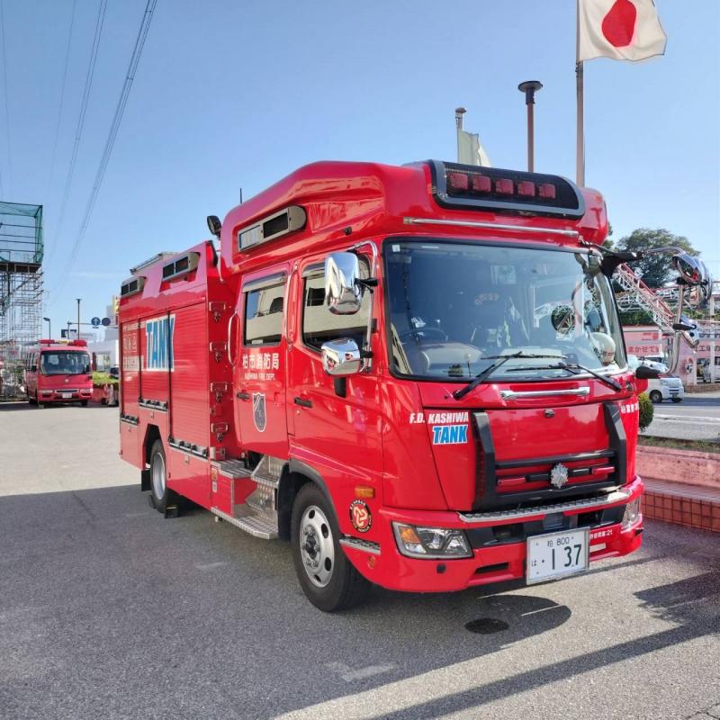 水槽付消防ポンプ自動車1