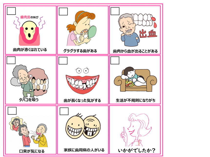 セルフチェック画像