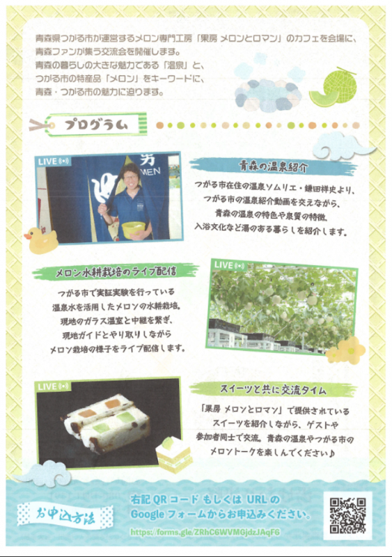 チラシ裏面