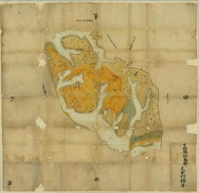 大井村絵図