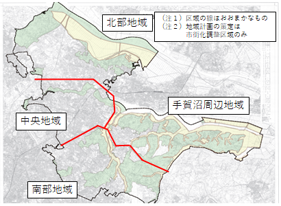 地域計画地区割