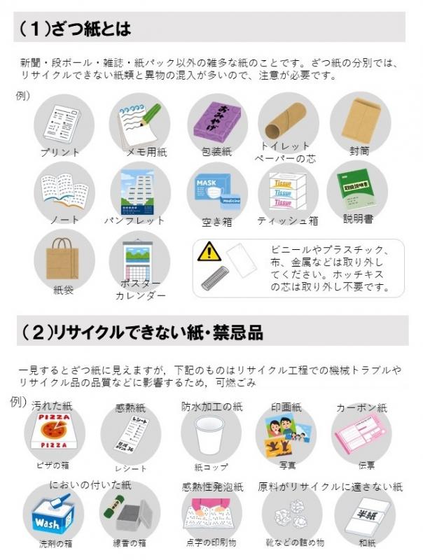 ざつ紙分別