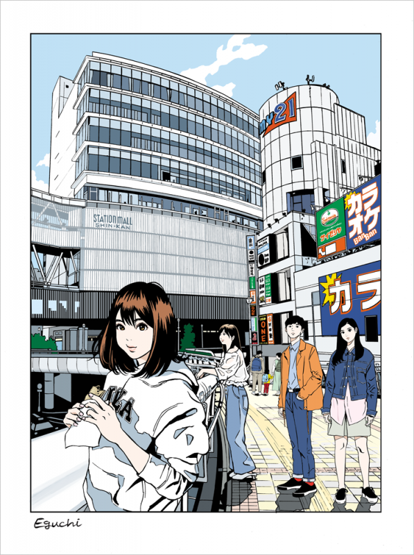 柏市施行70周年記念描き下ろしイラスト_モブバージョン