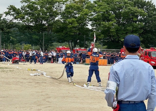 小型ポンプ操法