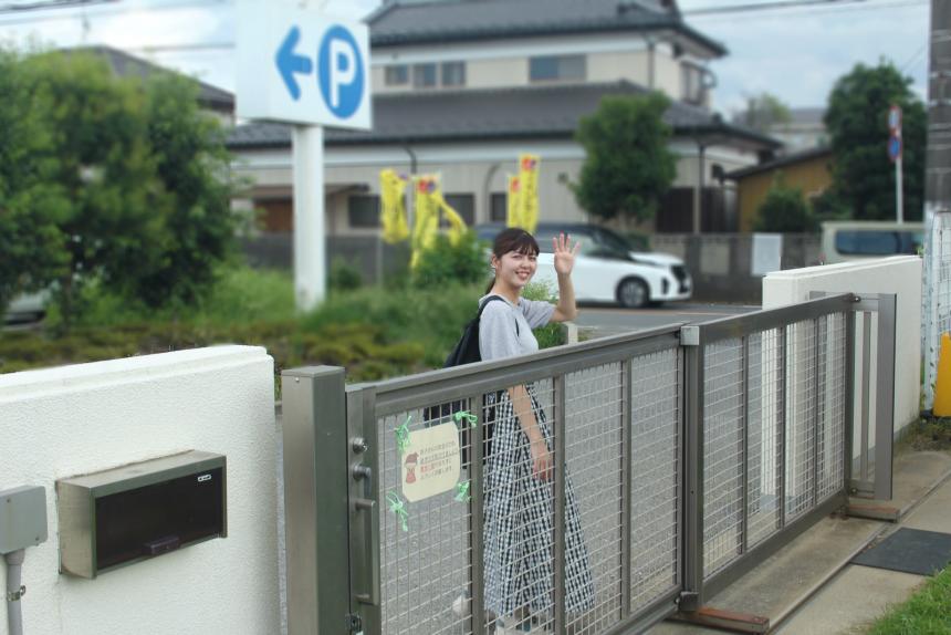 退勤の様子