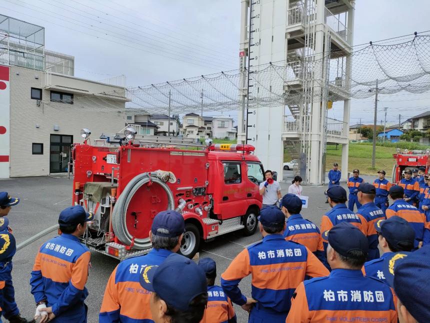 ポンプ車講座の様子2