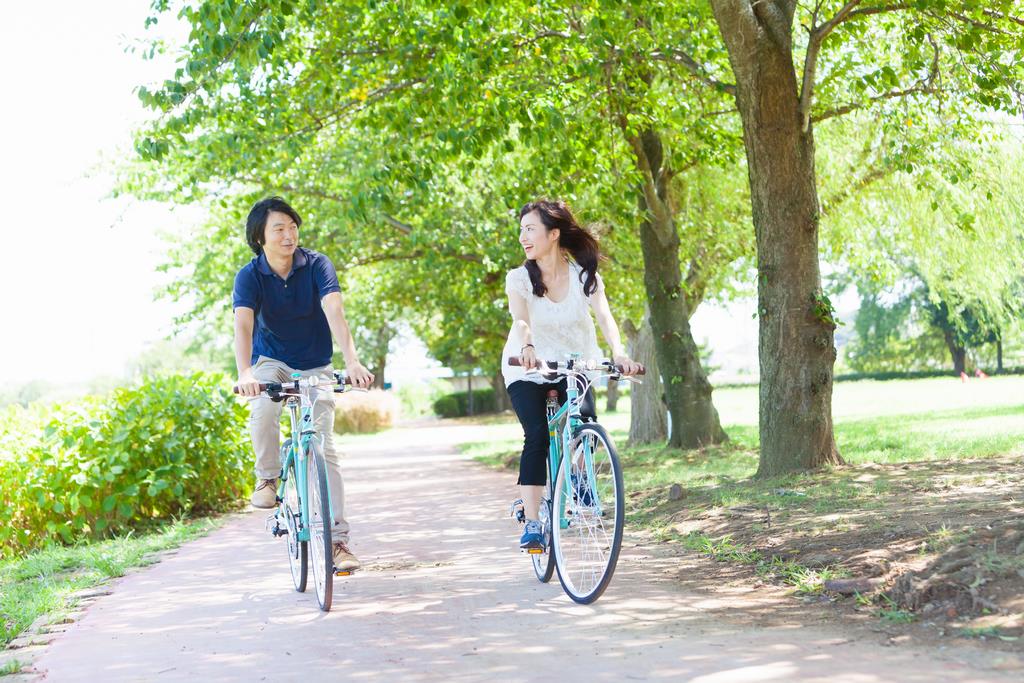 レンタサイクル利用の様子