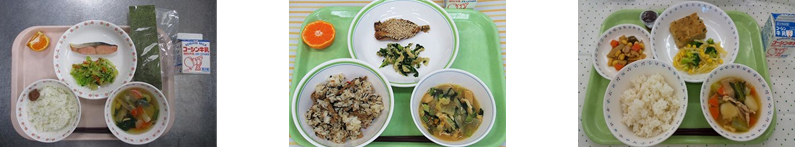 学校給食週間の献立2