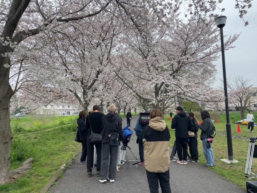 撮影風景大堀川