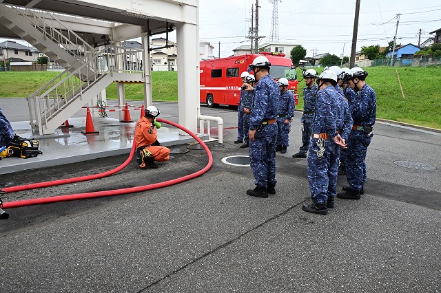 送水方法の確認