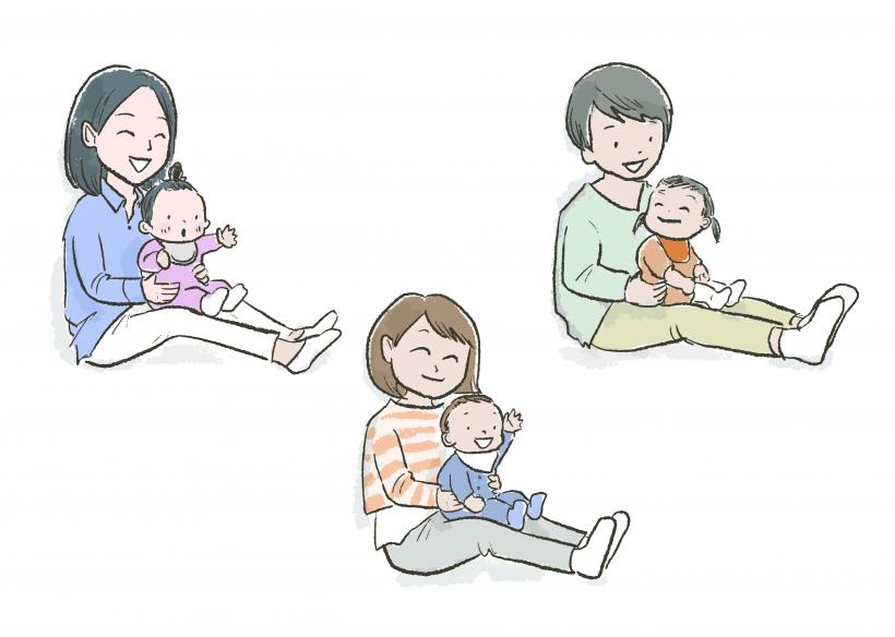 親子ストレッチ