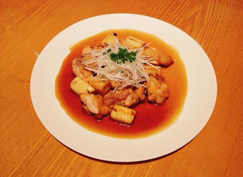 長ネギと鶏肉のくわ焼き