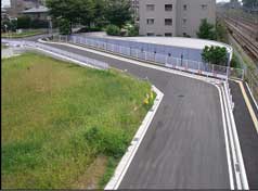 写真2:国道6号の南側部分の宅地造成や道路整備