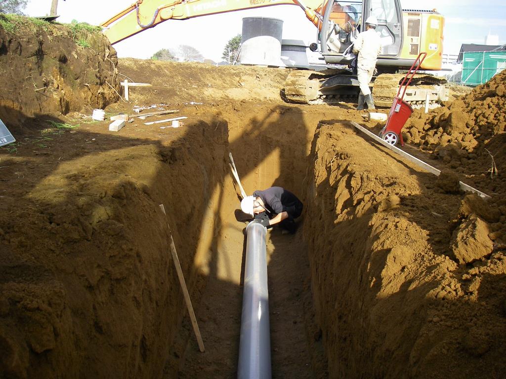 H30下水道管布設工事