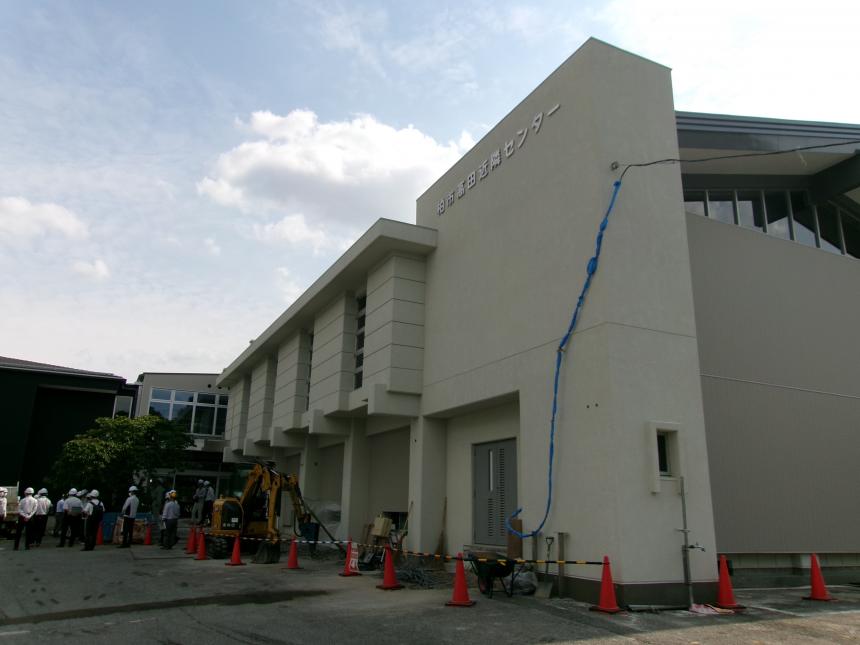建築中の建物外観（令和6年度）