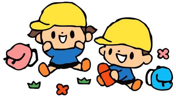 子供たちが遊んでいるイラスト